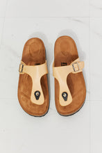 Load image into Gallery viewer, MMShoes Drift Away T-Strap Flip-Flop in Sand