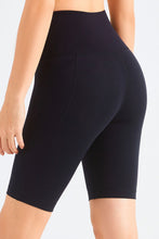 Load image into Gallery viewer, Feel Like Skin Elastic Waistband Pocket Biker Shorts