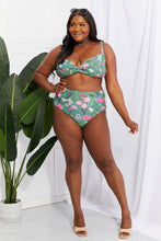 Load image into Gallery viewer, Take A Dip Twist High-Rise Bikini in Sage