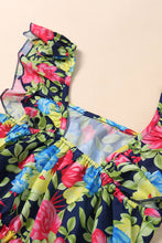 Load image into Gallery viewer, Girls Floral Ruffled Dress