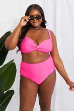 Load image into Gallery viewer, Take A Dip Twist High-Rise Bikini in Pink