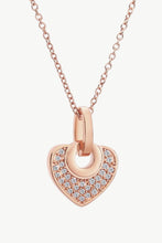 Load image into Gallery viewer, Crystal Heart Pendant Necklace