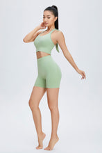 Load image into Gallery viewer, Wide Waistband Sports Biker Shorts