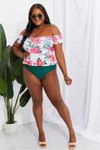 Load image into Gallery viewer, Coastal Cutie Off-Shoulder Swim Tankini Set