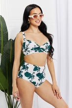 Load image into Gallery viewer, Take A Dip Twist High-Rise Bikini in Forest