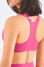 Load image into Gallery viewer, Zip-Up Racerback Sports Bra