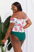Load image into Gallery viewer, Coastal Cutie Off-Shoulder Swim Tankini Set