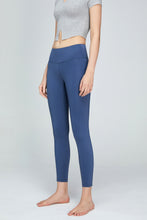 Load image into Gallery viewer, Seam Detail Wide Waistband Sports Leggings