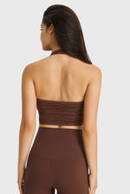 Load image into Gallery viewer, Breathable Halter Neck Sports Bra