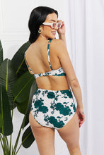Load image into Gallery viewer, Take A Dip Twist High-Rise Bikini in Forest