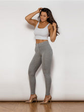Load image into Gallery viewer, Full Size Contrast Detail High Waist Leggings