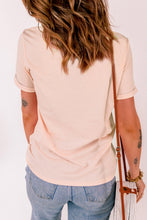 Load image into Gallery viewer, MOM LIFE Leopard Graphic Cuffed Tee