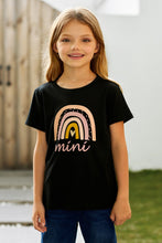 Load image into Gallery viewer, Girls Graphic Round Neck Tee Shirt