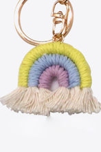 Load image into Gallery viewer, Rainbow Fringe Keychain Assorted 4-Pack