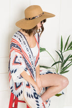 Load image into Gallery viewer, Justin Taylor Printed Belt Sunhat in Beige