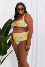 Load image into Gallery viewer, Take A Dip Twist High-Rise Bikini in Mustard