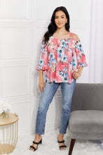 Load image into Gallery viewer, Sew In Love Full Size Fresh Take Floral Cold-Shoulder Top