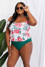 Load image into Gallery viewer, Coastal Cutie Off-Shoulder Swim Tankini Set