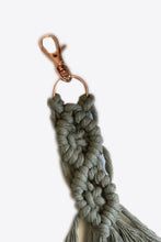 Load image into Gallery viewer, Macrame Fringe Keychain Assorted 4-Pack
