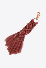 Load image into Gallery viewer, Macrame Fringe Keychain Assorted 4-Pack