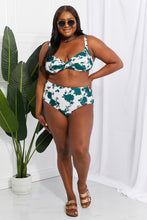 Load image into Gallery viewer, Take A Dip Twist High-Rise Bikini in Forest