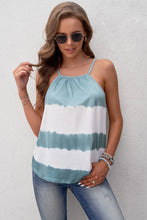 Load image into Gallery viewer, Tie-Dye Crochet Spliced Cami