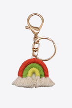 Load image into Gallery viewer, Rainbow Fringe Keychain Assorted 4-Pack