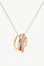 Load image into Gallery viewer, Cubic Zirconia Ring Pendant Necklace