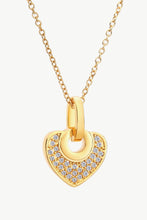Load image into Gallery viewer, Crystal Heart Pendant Necklace
