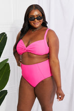 Load image into Gallery viewer, Take A Dip Twist High-Rise Bikini in Pink