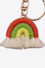 Load image into Gallery viewer, Rainbow Fringe Keychain Assorted 4-Pack