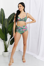Load image into Gallery viewer, Take A Dip Twist High-Rise Bikini in Sage