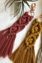 Load image into Gallery viewer, Macrame Fringe Keychain Assorted 4-Pack