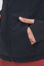 Load image into Gallery viewer, Drawstring Detail Zip Up Sports Jacket with Pockets