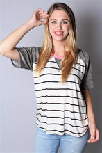 Load image into Gallery viewer, Cheyanne Short Sleeve V-Neck T-Shirt