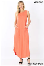 Load image into Gallery viewer, Sierra Maxi Dress Sleeveless with Pockets