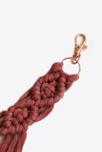 Load image into Gallery viewer, Macrame Fringe Keychain Assorted 4-Pack