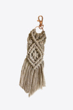 Load image into Gallery viewer, Macrame Fringe Keychain Assorted 4-Pack