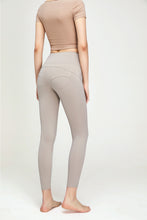 Load image into Gallery viewer, Seam Detail Wide Waistband Sports Leggings