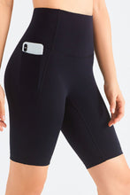 Load image into Gallery viewer, Feel Like Skin Elastic Waistband Pocket Biker Shorts