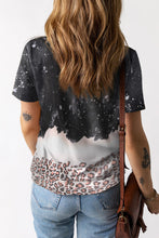 Load image into Gallery viewer, Mixed Print Round Neck Short Sleeve T-Shirt