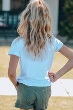 Load image into Gallery viewer, Girls Graphic Round Neck Tee Shirt