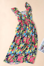 Load image into Gallery viewer, Women Floral Ruffled Dress
