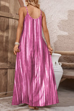 Load image into Gallery viewer, Tie-Dye Spaghetti Strap Maxi Dress