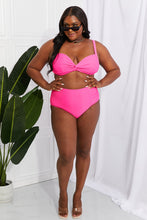 Load image into Gallery viewer, Take A Dip Twist High-Rise Bikini in Pink