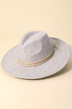 Load image into Gallery viewer, Fame Woven Together Braided Strap Fedora