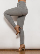 Load image into Gallery viewer, Full Size Contrast Detail High Waist Leggings