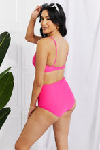 Load image into Gallery viewer, Take A Dip Twist High-Rise Bikini in Pink