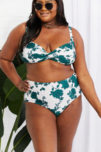 Load image into Gallery viewer, Take A Dip Twist High-Rise Bikini in Forest