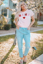 Load image into Gallery viewer, MAMA Heart Graphic Tee